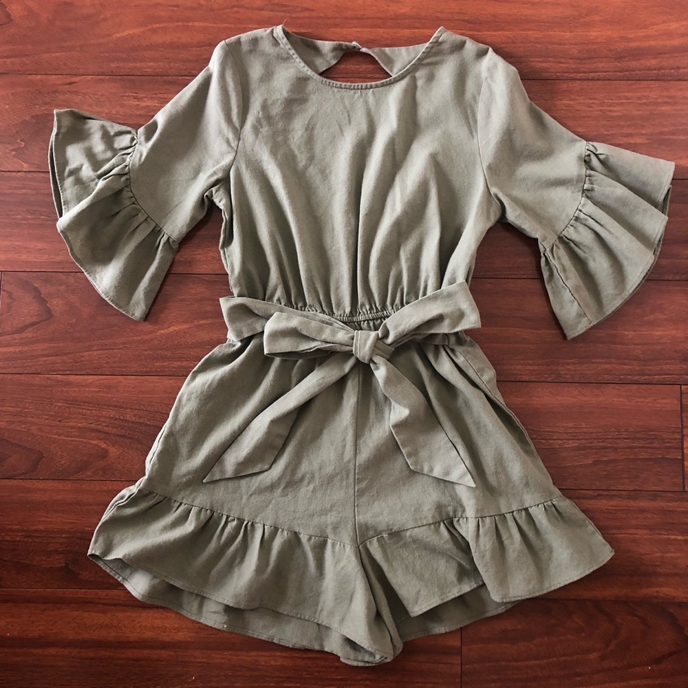 Showpo Sage Playsuit 💚